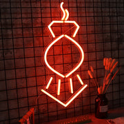 Red Lamp Neon Sign