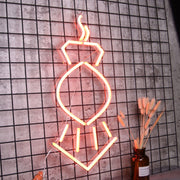 Red Lamp Neon Sign