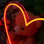 Red Love heart Neon Sign