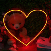 Red Love heart Neon Sign