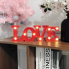 Steel Marquee Letter LOVE Home Decor High-End Custom Zinc Metal Marquee Light Marquee Sign