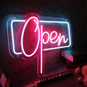 Red Open Custom Neon Sign