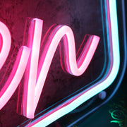 Red Open Custom Neon Sign