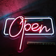 Red Open Custom Neon Sign