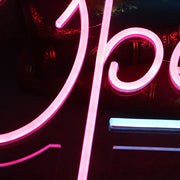 Red Open Custom Neon Sign