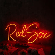 Red Sox Red Neon Sign