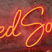 Red Sox Red Neon Sign