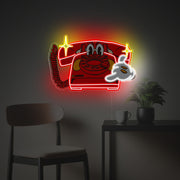 Red Telphone LED Neon Acrylic Artwork