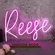 Reese Purple Neon Sign