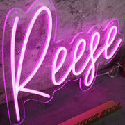 Reese Purple Neon Sign