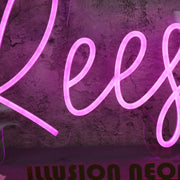 Reese Purple Neon Sign