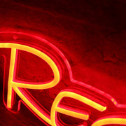 Reg's Red Custom Neon Sign