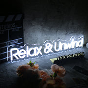 Relax and Unwind Neon Sign