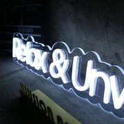 Relax and Unwind Neon Sign