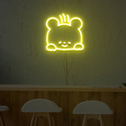 Relax Cute Bear Neon Sign Fashion Custom Neon Sign Lights Night Lamp Led Neon Sign Light For Home Party