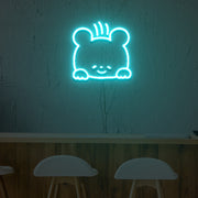 Relax Cute Bear Neon Sign Fashion Custom Neon Sign Lights Night Lamp Led Neon Sign Light For Home Party