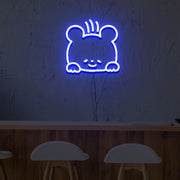 Relax Cute Bear Neon Sign Fashion Custom Neon Sign Lights Night Lamp Led Neon Sign Light For Home Party