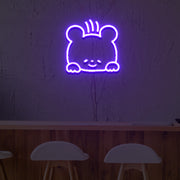 Relax Cute Bear Neon Sign Fashion Custom Neon Sign Lights Night Lamp Led Neon Sign Light For Home Party