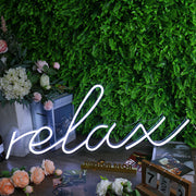 Relax LED Neon Sign