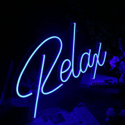 Relax Neon LED Sign