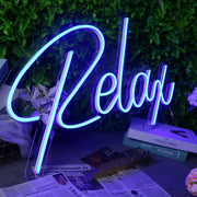 Relax Neon LED Sign