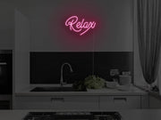 Relax Neon Sign