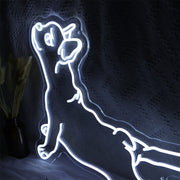 Relaxing Puppy Neon Sign