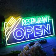 Restaurant Open Custom Neon Sign