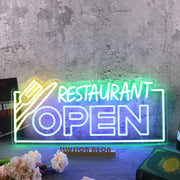 Restaurant Open Custom Neon Sign