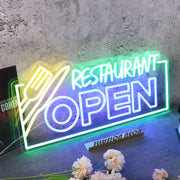 Restaurant Open Custom Neon Sign