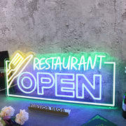 Restaurant Open Custom Neon Sign