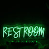 Restroom Green Neon Sign