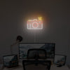 Retro Camera Neon Sign