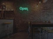 Retro Open Neon Sign