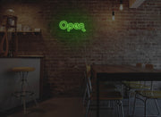 Retro Open Neon Sign