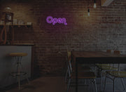 Retro Open Neon Sign