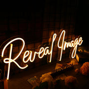 Reveal Image Neon Sign