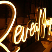 Reveal Image Neon Sign