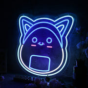 Rice Ball Cat Custom Neon Sign