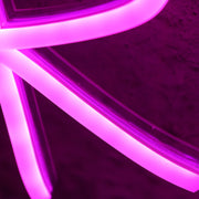 Rise And Glam Purple Neon Sign