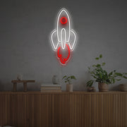 Rising Rocket LED Neon Sign