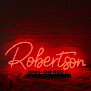 Robertson Red Neon Sign