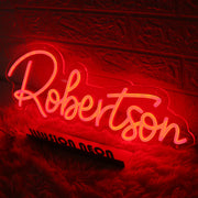 Robertson Red Neon Sign