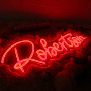 Robertson Red Neon Sign