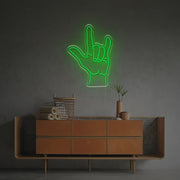 Rock And Roll Gesture LED Neon Sign