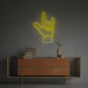 Rock And Roll Gesture LED Neon Sign