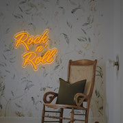 Rock N Roll LED Neon Sign