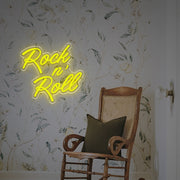 Rock N Roll LED Neon Sign