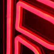 Rock Shop Orange Neon Sign