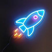 Rocket Neon Sign